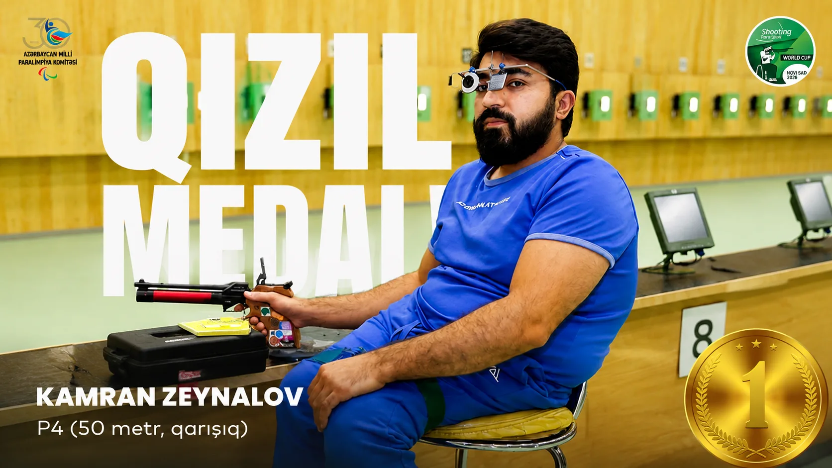 Kamran Zeynalov Dünya Kubokunun qalibi olub